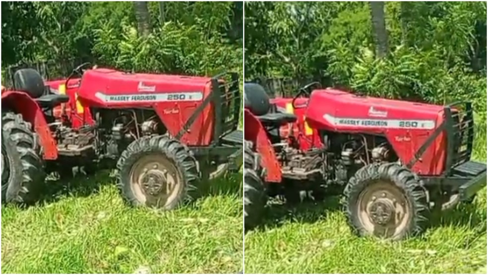 Criança de 11 anos morre após cair de trator e ser atingida por roçadeira em Itaitinga. — Foto: Reprodução