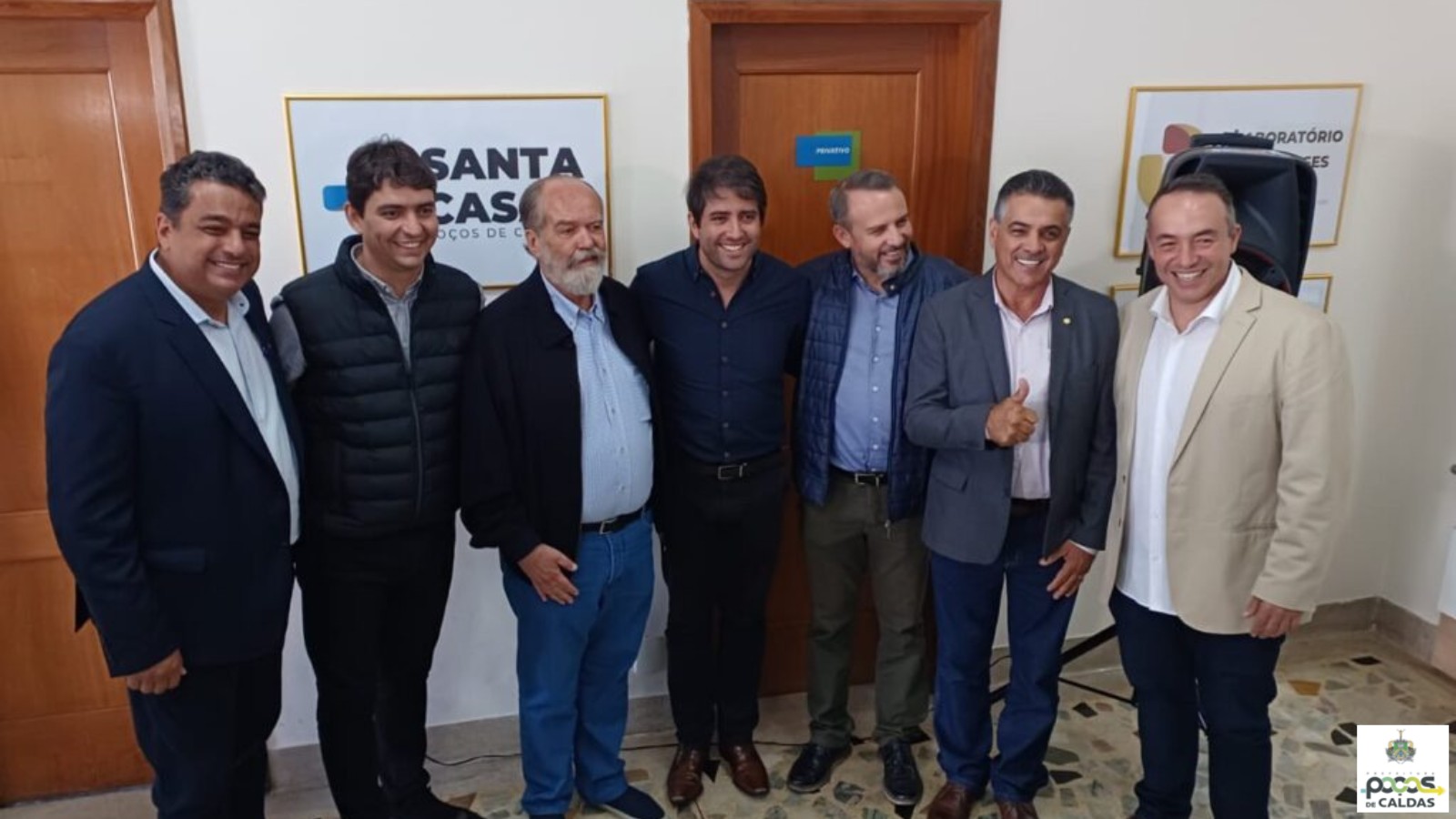 Secretário de Estado da Saúde visita Poços de Caldas e conhece rede hospitalar