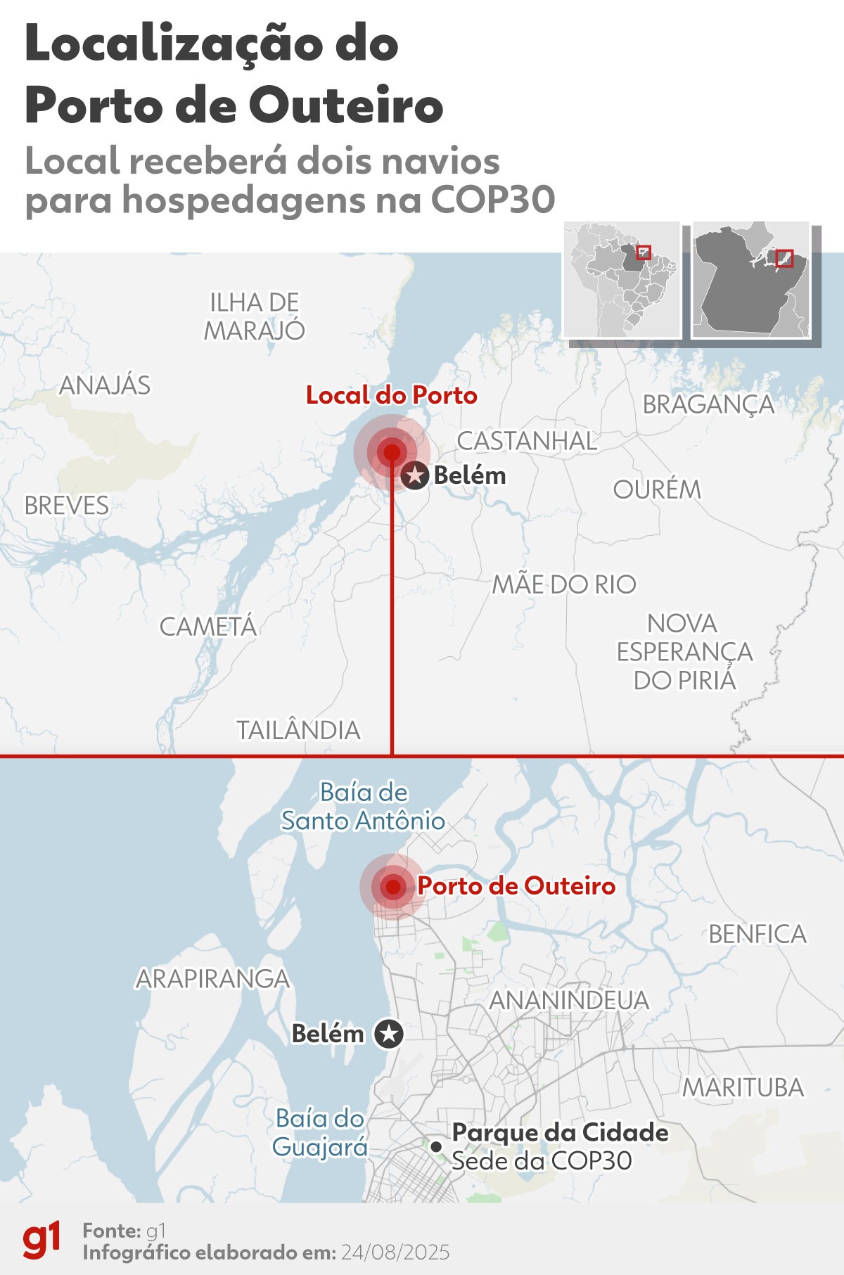 Navios de luxo vão ter 6 mil leitos na COP30, mas ficarão a mais de 20 km dos eventos em Belém