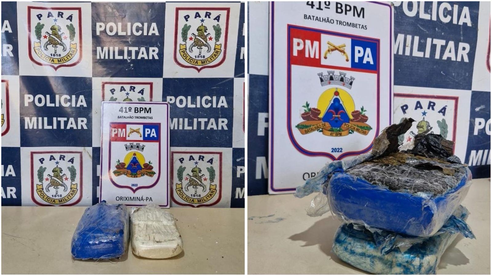 Polícia Militar apreende mais de 2 kg de drogas durante operação em Oriximiná