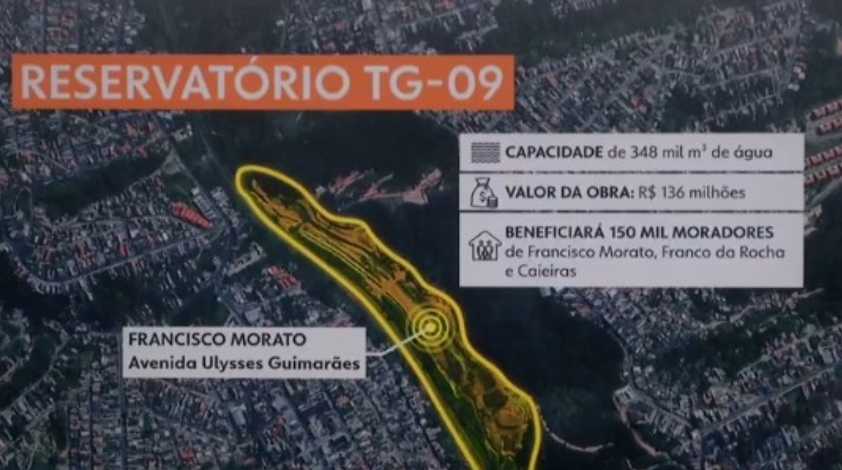 Governo de SP inaugura piscinão entre Franco da Rocha e Francisco Morato, que historicamente sofrem com enchentes