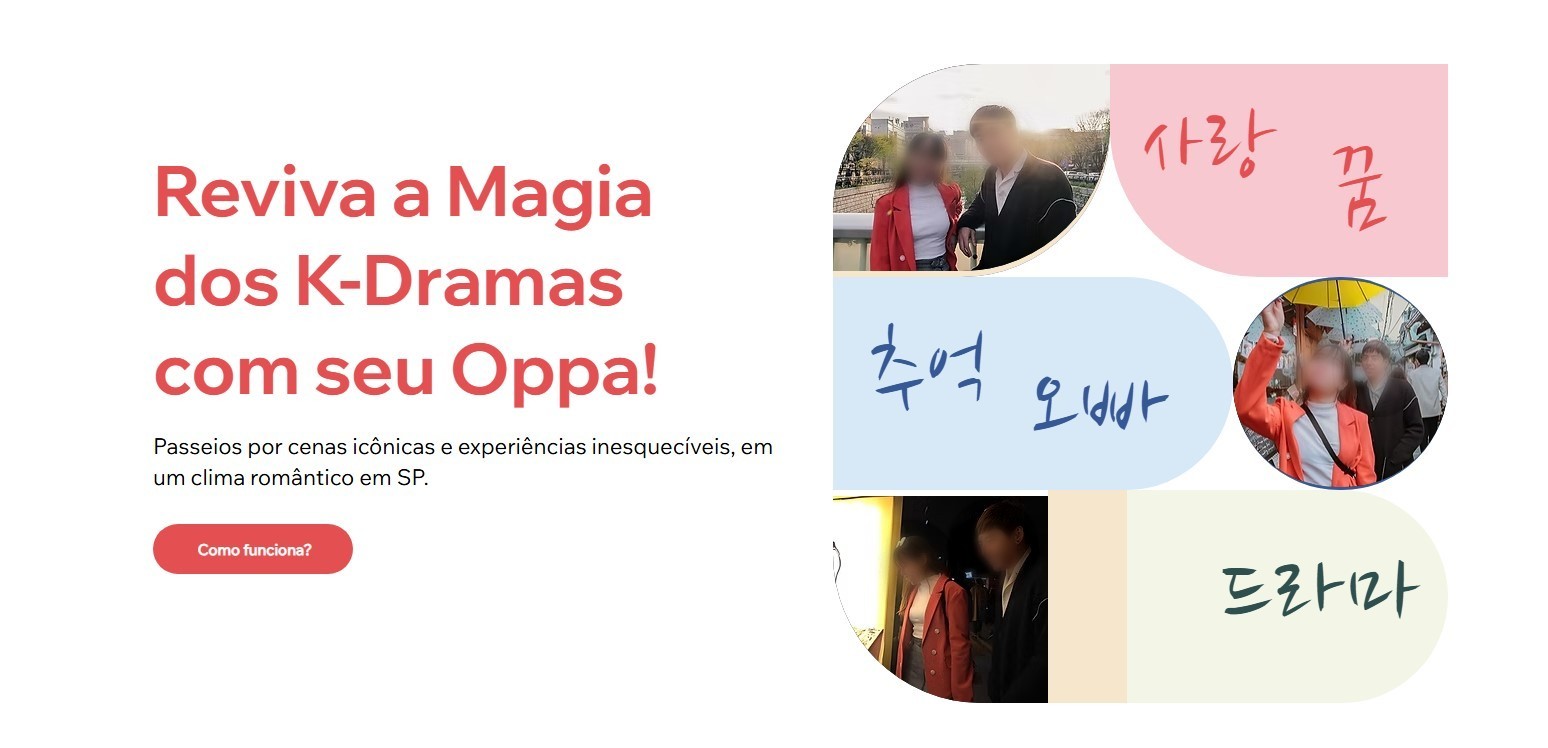 Site que vende encontros 'iguais aos doramas', entre eles passeio romântico no Ibirapuera, entra na mira do Consulado da Coreia do Sul