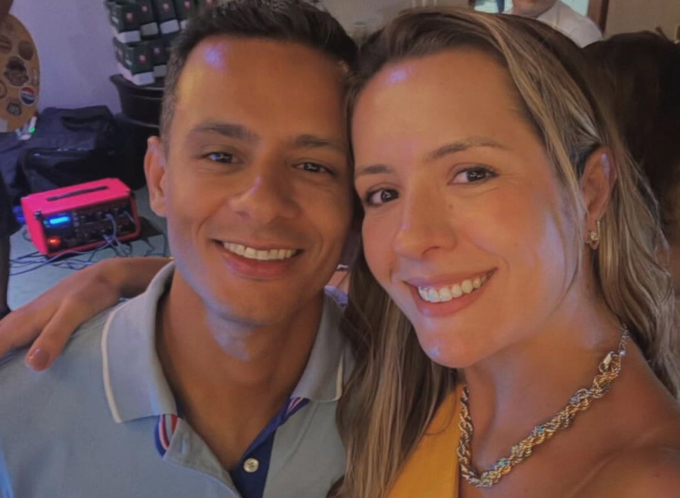 Advogado Renan Rachid Silva Vieira e a esposa, delegada da Polícia Civil, Wanessa Santana Martins Vieira — Foto: Redes Sociais