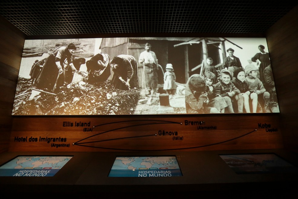 Exposição "Migrar: Experiências, memórias e identidades", no Museu da Imigração, em SP — Foto: Divulgação