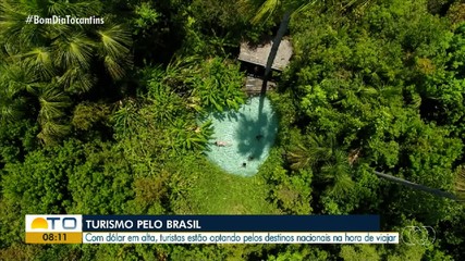 Com dólar em alta, turistas preferem aproveitar os destinos no Brasil