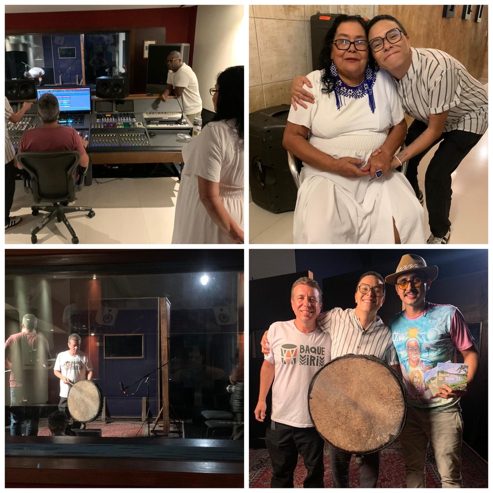 Música regional gravada por parteira e compositora acreana teve produção de Maria Gadú, Pretinho da Serrinha e Mestrinho. — Foto: Arquivo pessoal