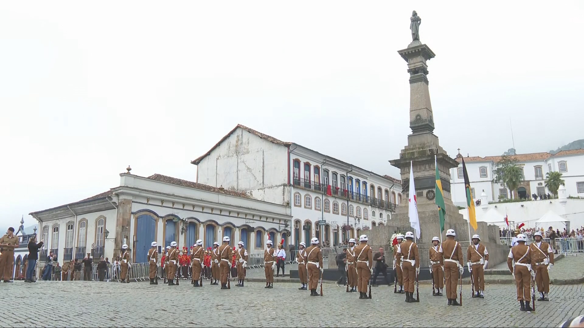 Medalha da Inconfidência é entregue em Ouro Preto; governador de SP, Tarcísio de Freitas, é o principal homenageado