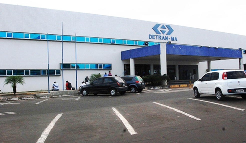 Estacionamento do Detran, no Maranhão — Foto: Divulgação/Secom