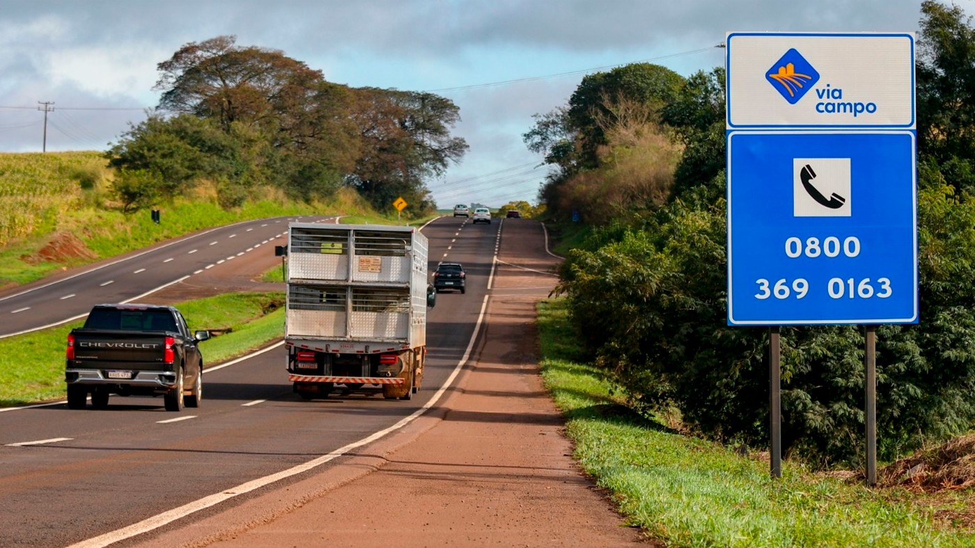100 dias: Via Campo acelera melhorias em 432 quilômetros de rodovias