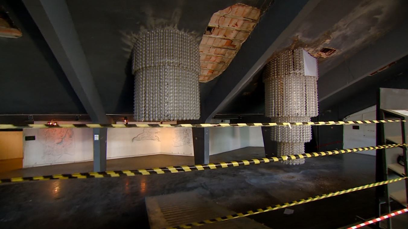E o lustre? Peça do Centro de Convivência de Campinas passa por avaliação técnica para restauração, entenda
