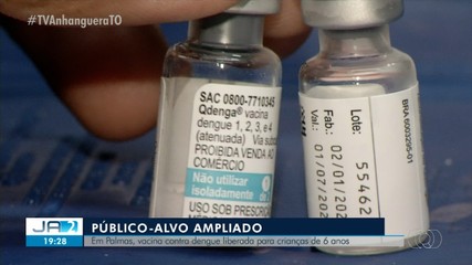 Em Palmas, vacina contra dengue é liberada para crianças de 6 anos
