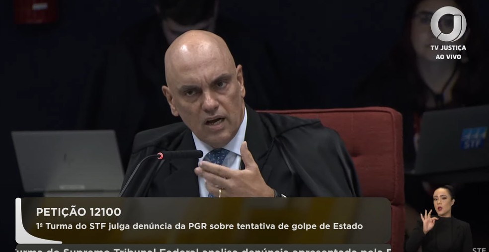 Ministro Alexandre de Moraes julga 'questes preliminares'  Foto: Reproduo/TV Justia