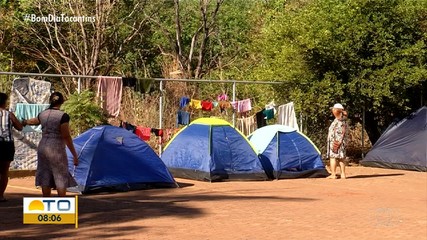 Famílias acampam em frente ao Incra para cobrar criação de assentamento