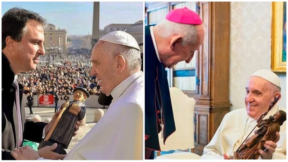 Autoridades da política e da igreja no Ceará lamentam a morte de Papa Francisco — Foto: Arquivo pessoal/Arquidiocese de Fortaleza