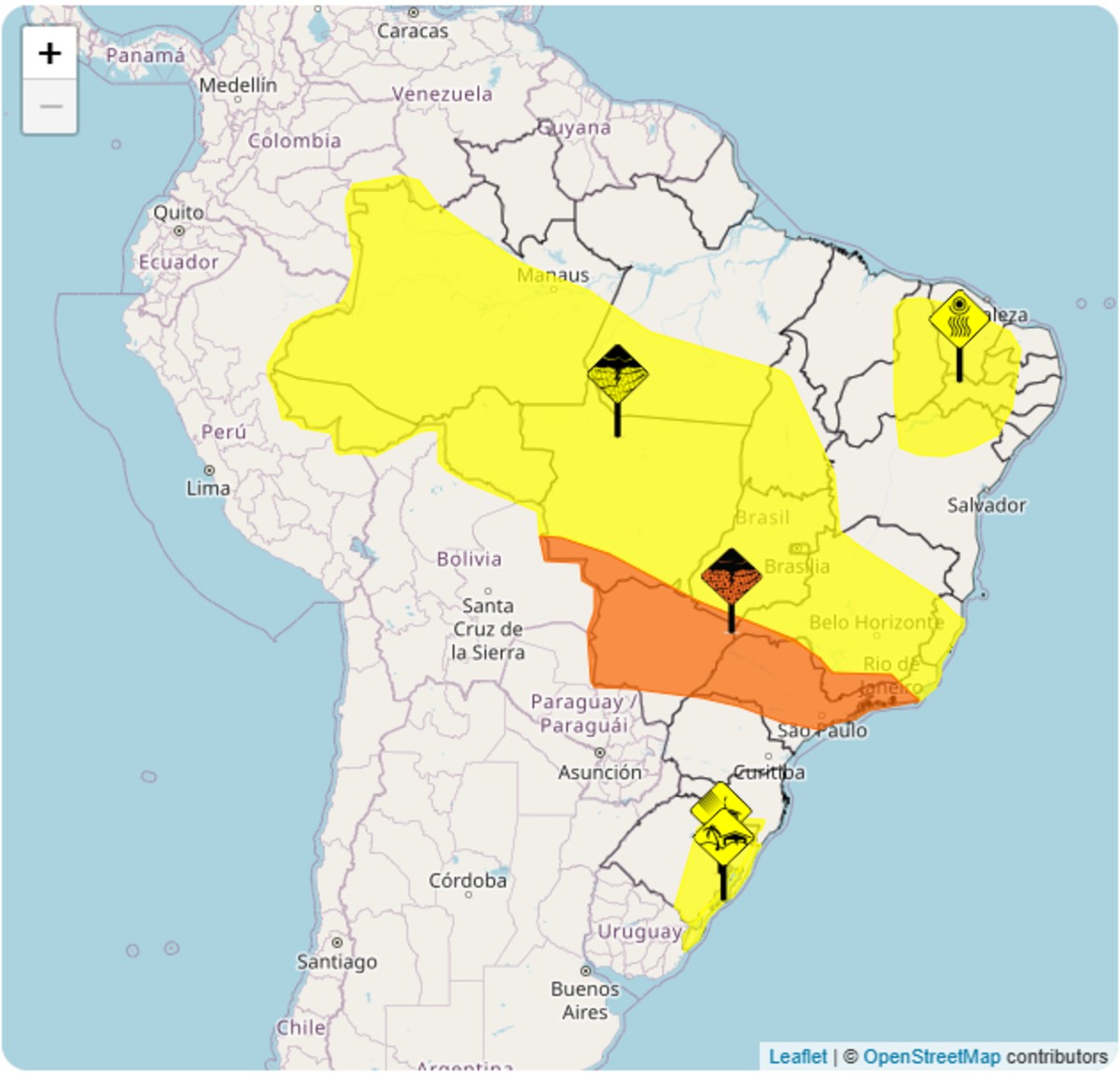 Grande BH e regiões de MG entram em alerta devido à chuva; veja previsão do tempo