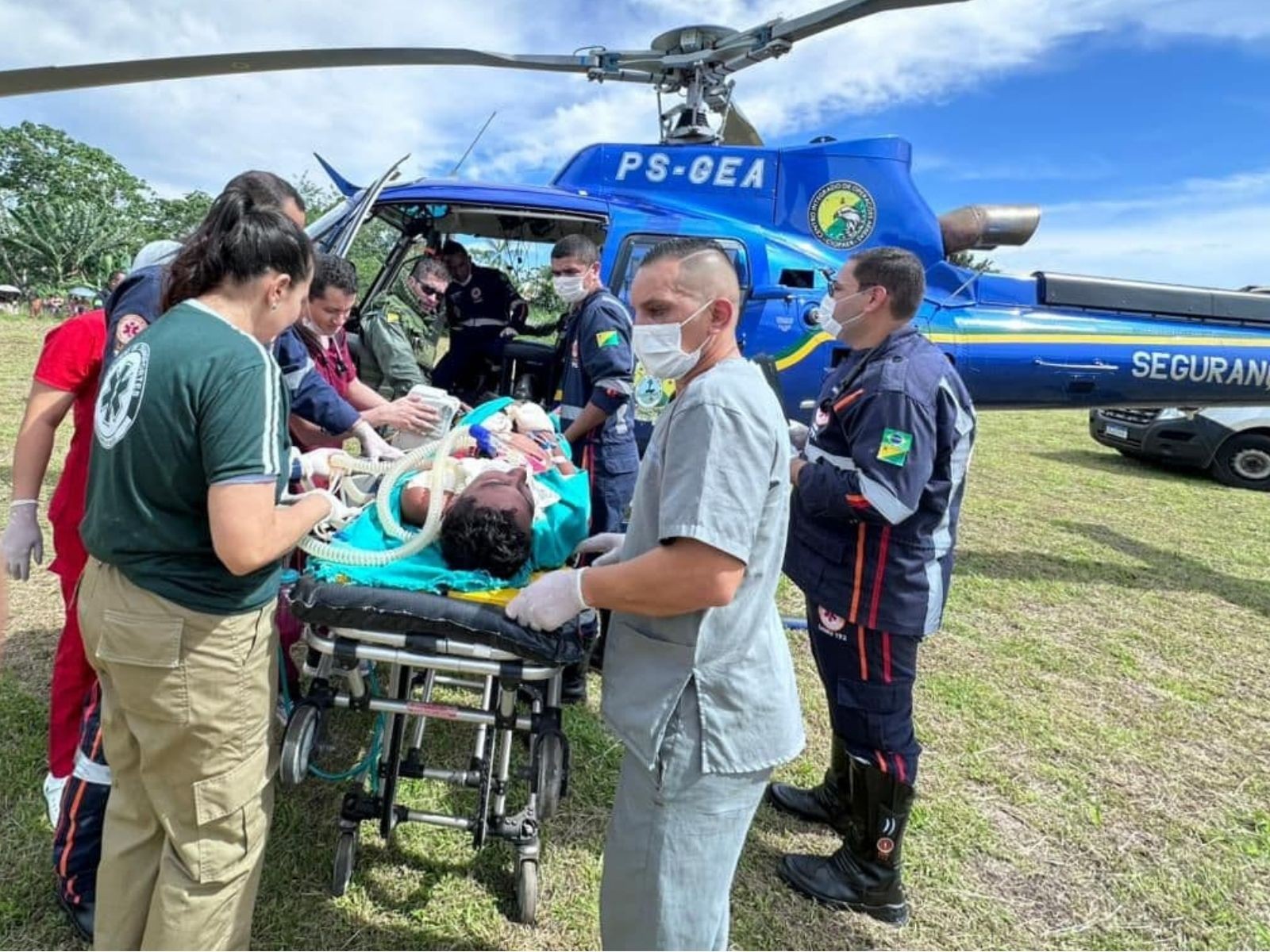 Resgate aéreo de jovem baleado é interrompido por mau tempo no interior do Acre