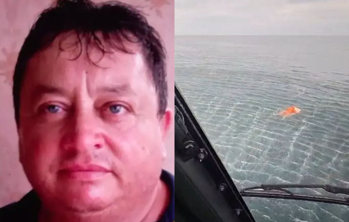 Pai foi achado morto a 5 km de pescador resgatado no mar agarrado a porta de geladeira 