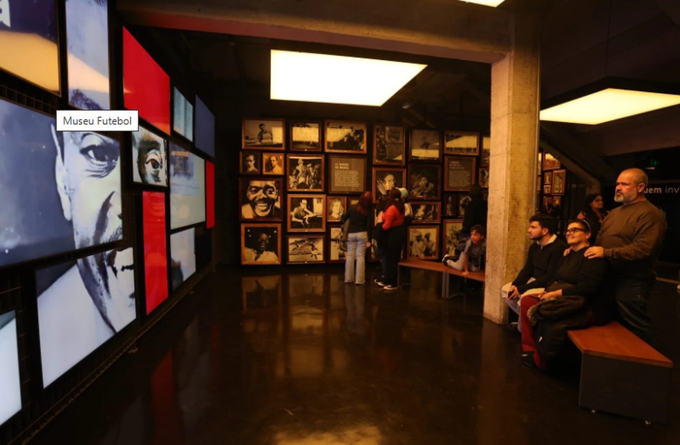 Exposição no Museu do Futebol — Estádio do Pacaembu. — Foto: Divulgação