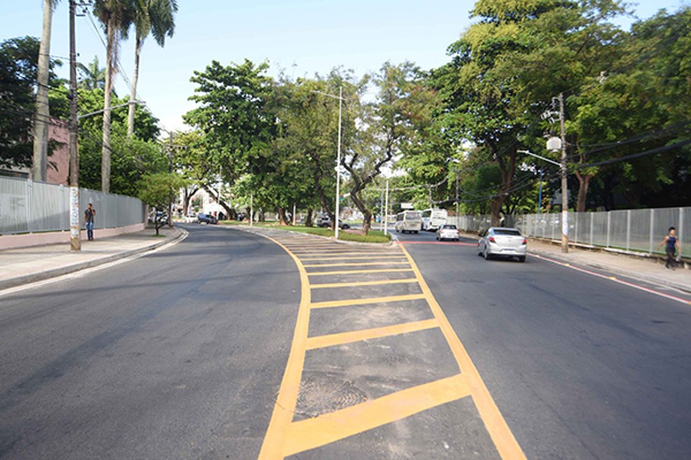 Avenida Milton Santos — Foto: PMS
