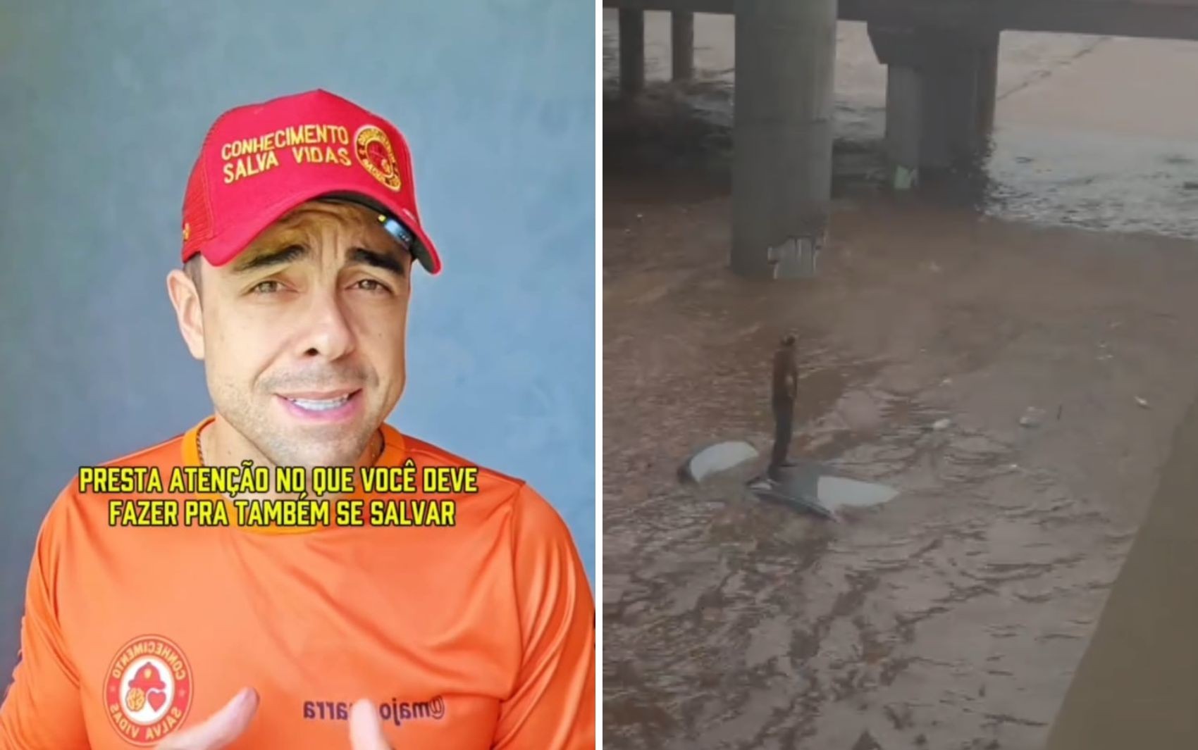 Bombeiro explica como se salvar de um alagamento se estiver preso em carro; veja dicas