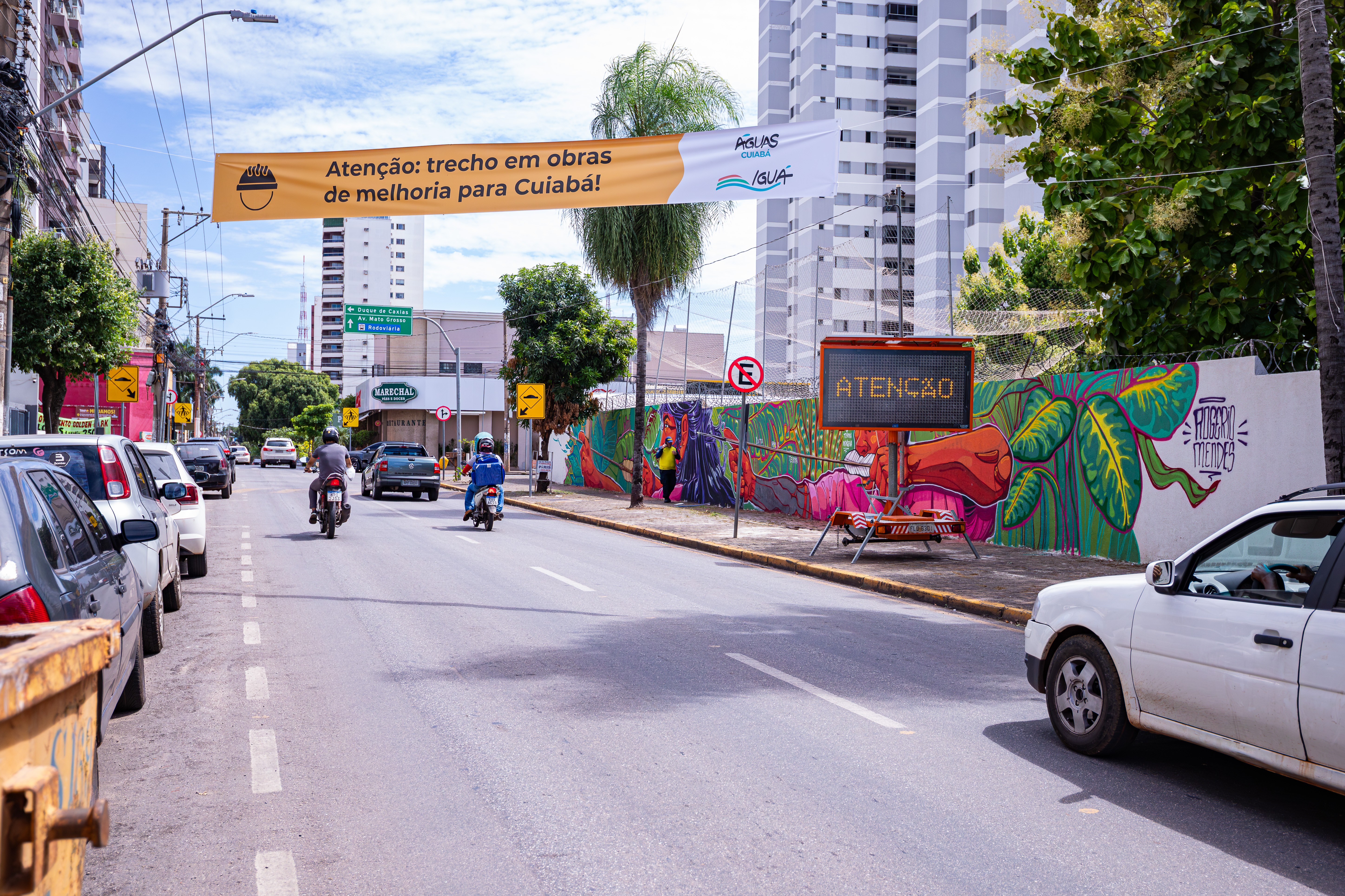 Manutenção de esgoto e drenagem: trecho de avenida de Cuiabá será totalmente interditada por 30 dias