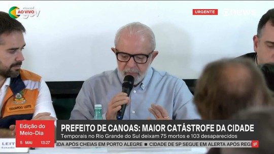 Em visita ao RS, Lula fala sobre situação da enchente no estado - Programa: Jornal GloboNews 