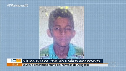 Corpo de jovem é encontrado com os pés e mãos amarrados em Formoso do Araguaia