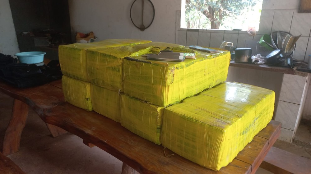 Quase 200 kg de maconha são apreendidos em sítio no distrito de Tapuirama, em Uberlândia
