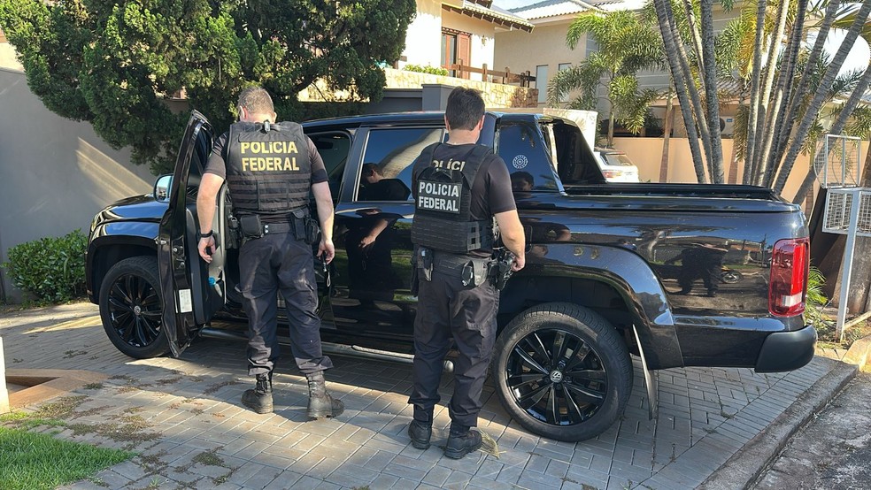 Operação da Polícia Federal ocorreu na manhã desta terça-feira (26). — Foto: Polícia Federal