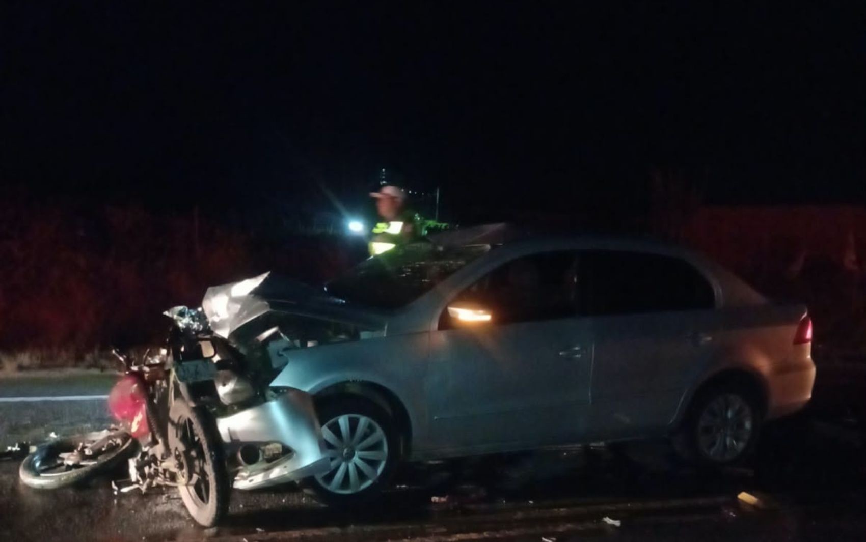 Motociclista morre após acidente envolvendo um carro em Feira Nova