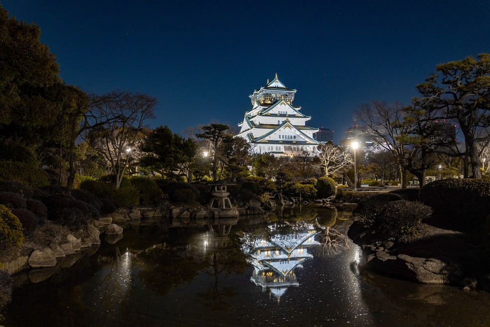 Castelo de Osaka, em Osaka (Japo)  Foto: Hironoyama/Wikipedia