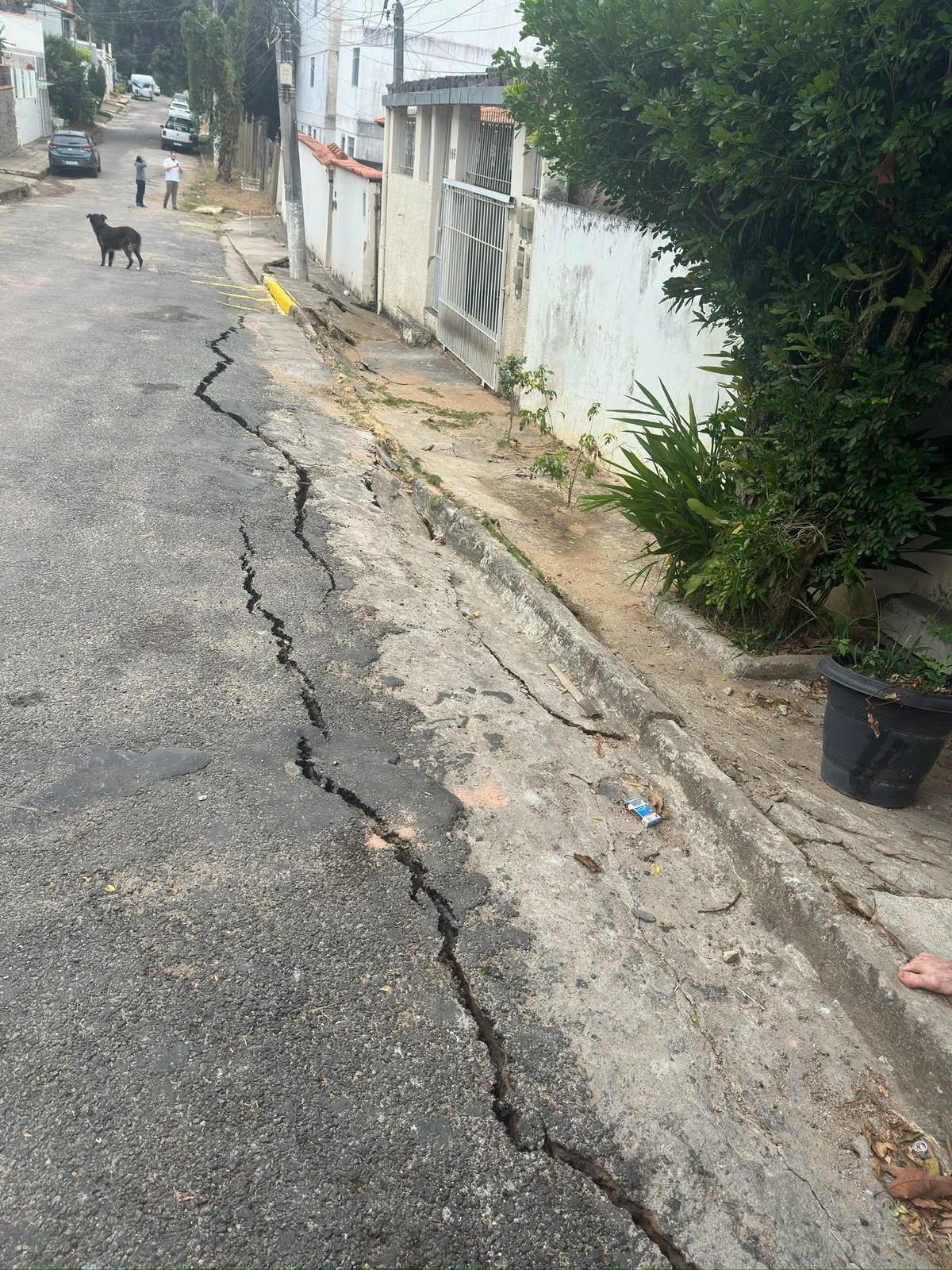 VIDEO: Ground cracks and blocks three houses in Valença