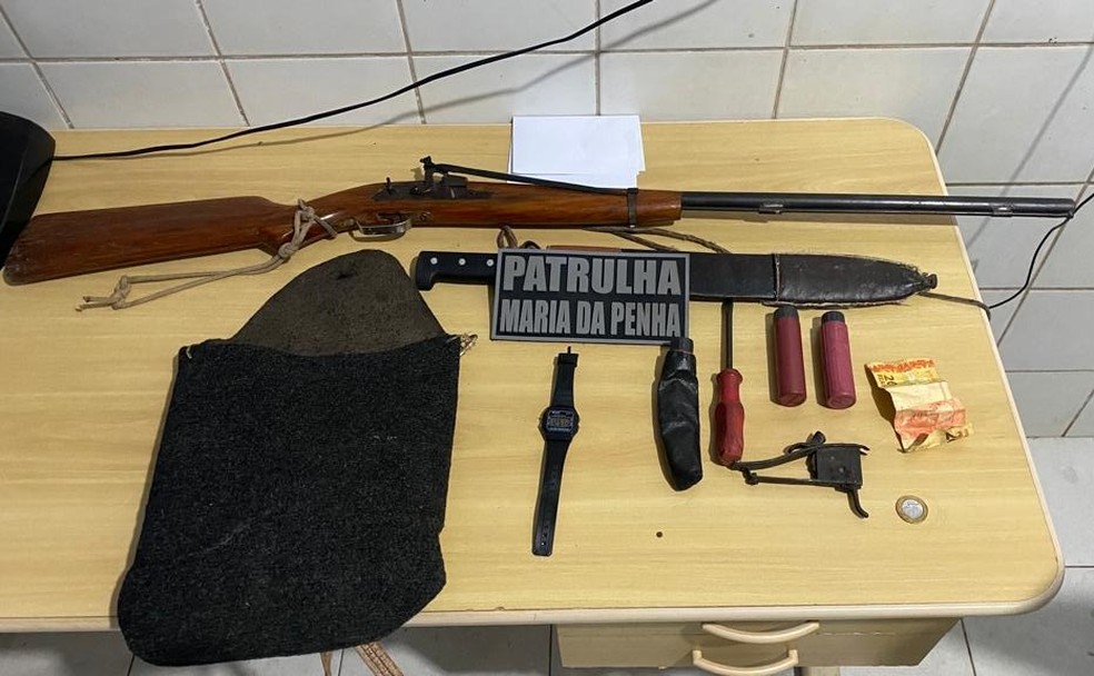 Material apreendido na casa do suspeito em Codó. — Foto: Divulgação