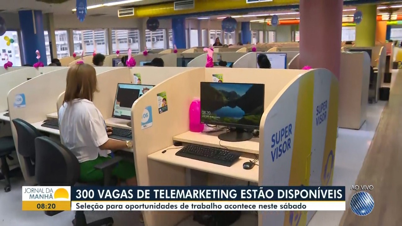 300 vagas em Salvador para operador de telemarketing