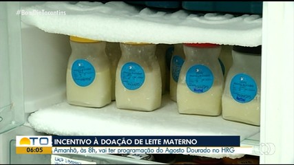 Hospital regional promove ação de incentivo a doação de leite materno em Gurupi