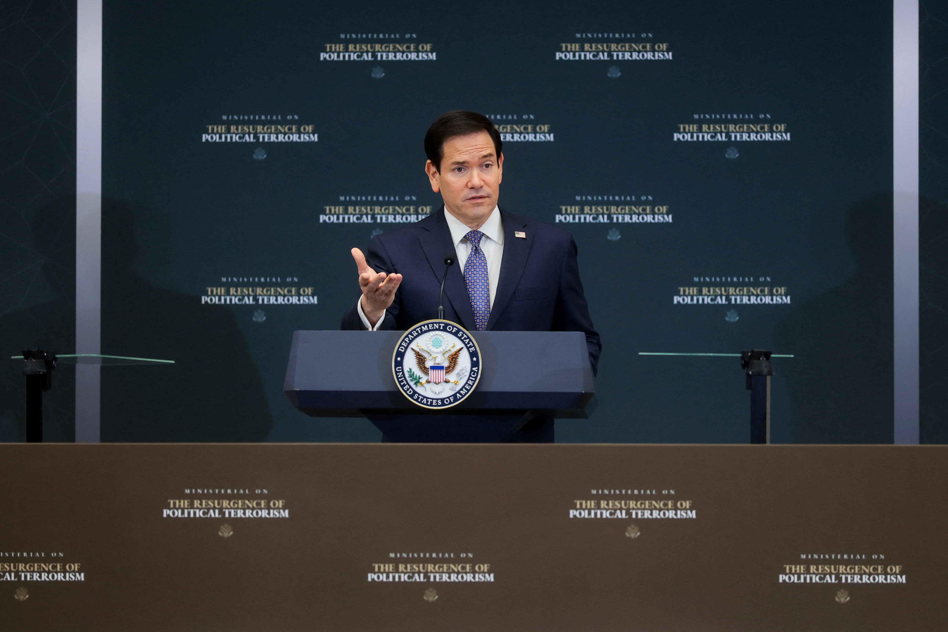 Rubio comanda evento nos EUA contra 'ressurgimento do terrorismo político de esquerda'