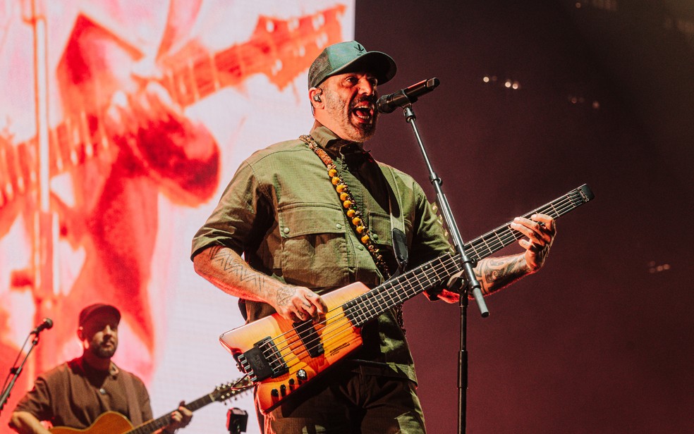 Luís Maurício, baixista da Banda Natiruts  — Foto: Alex Woloch