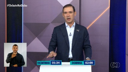 Vicentinho Júnior (PSDB) faz suas considerações finais no debate do segundo turno