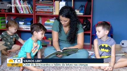 Projeto Club do Livro incentiva hábito de leitura em crianças