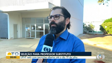UFNT oferta vagas de professor substituto; saiba como concorrer