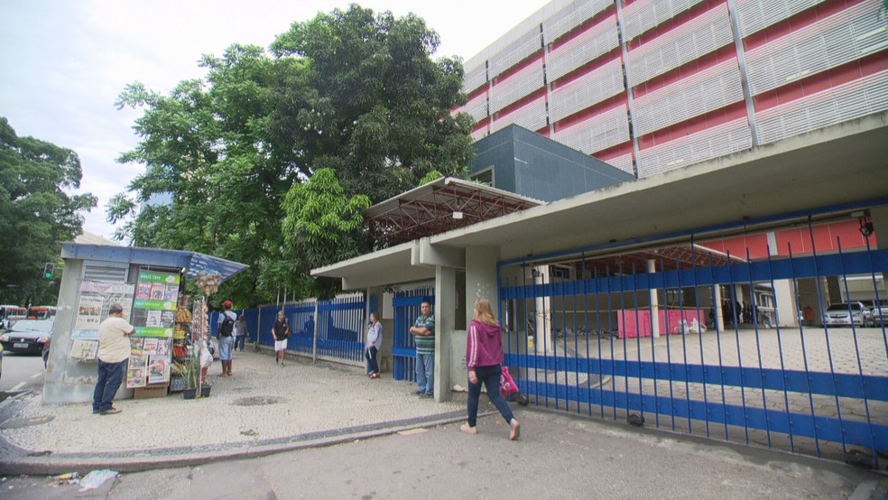 Hospital Municipal Souza Aguiar, no Centro do Rio  — Foto: Reprodução/TV Globo 