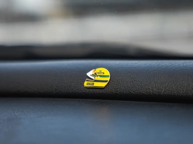 Interior do Honda NSX 1991 de Ayrton Senna que vai a leilão na Inglaterra. — Foto: Divulgação / RM Sotheby's