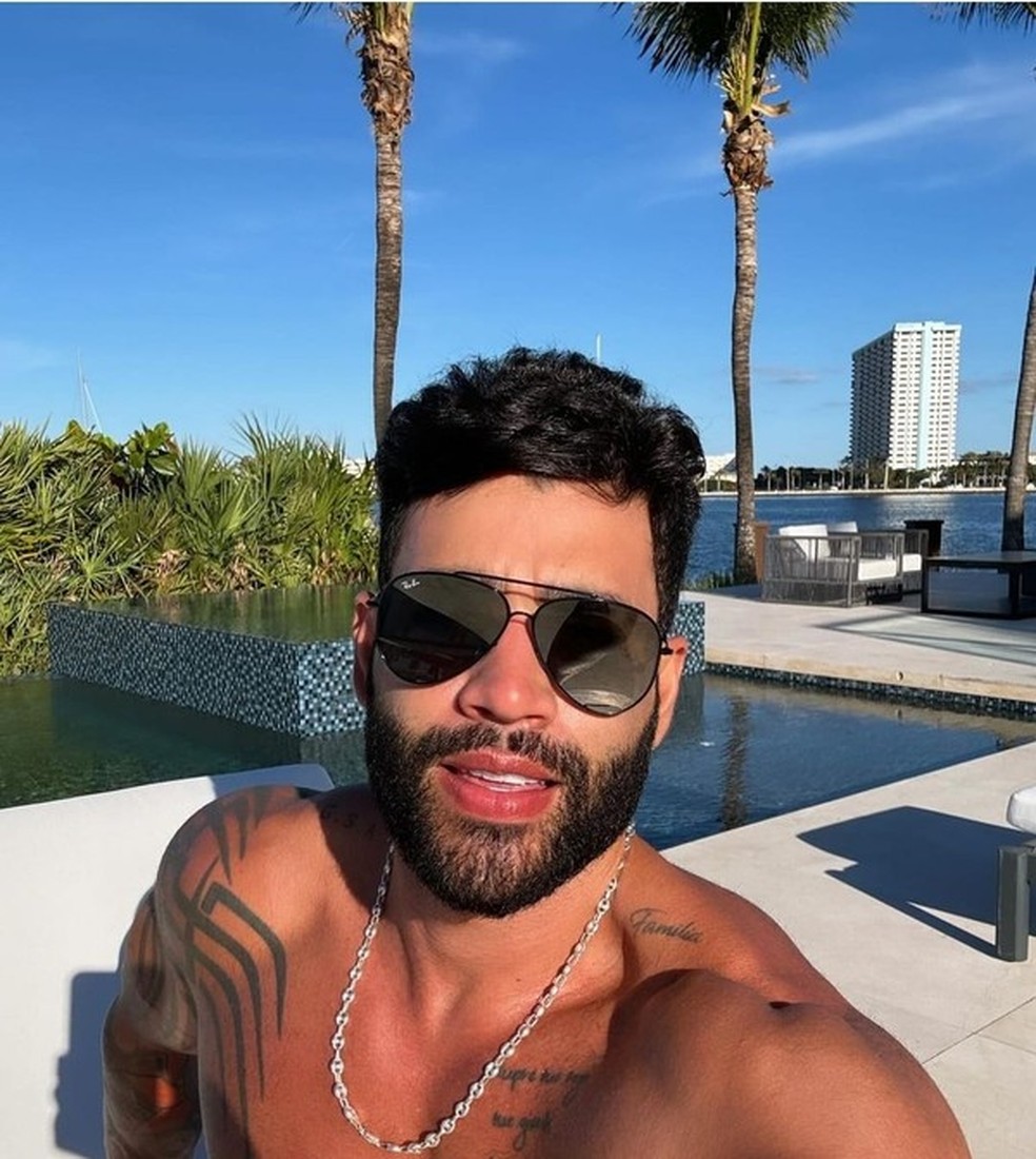 Gusttavo Lima tem casa em Miami, na Flórida — Foto: Reprodução/Instagram