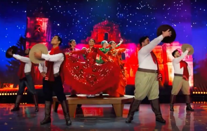 Danças gaúchas marcam apresentação em homenagem ao RS no 'Domingão com Huck'