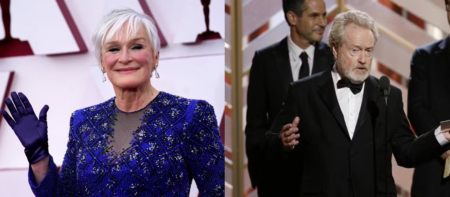 Glenn Close e Ridley Scott recebem prêmios honorários da academia