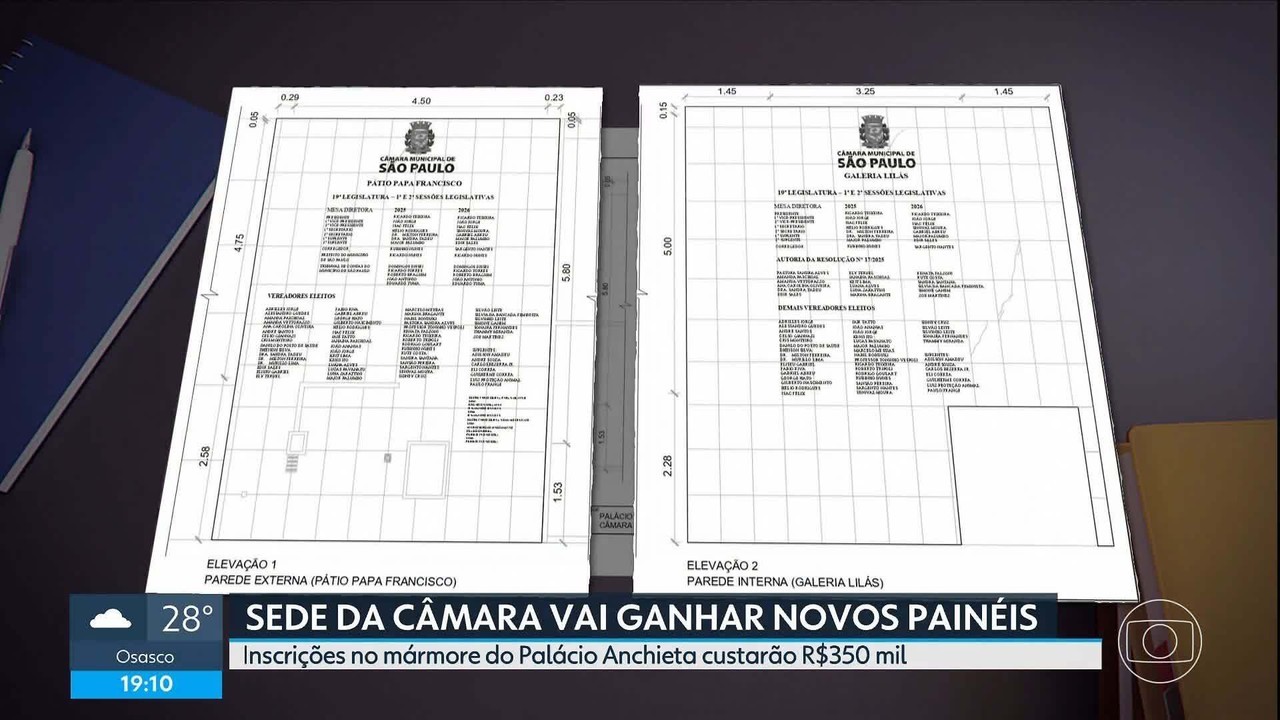 Вереadores Сан-Паулу потратят 350 тысяч реалов на гравировку своих имен в мраморе