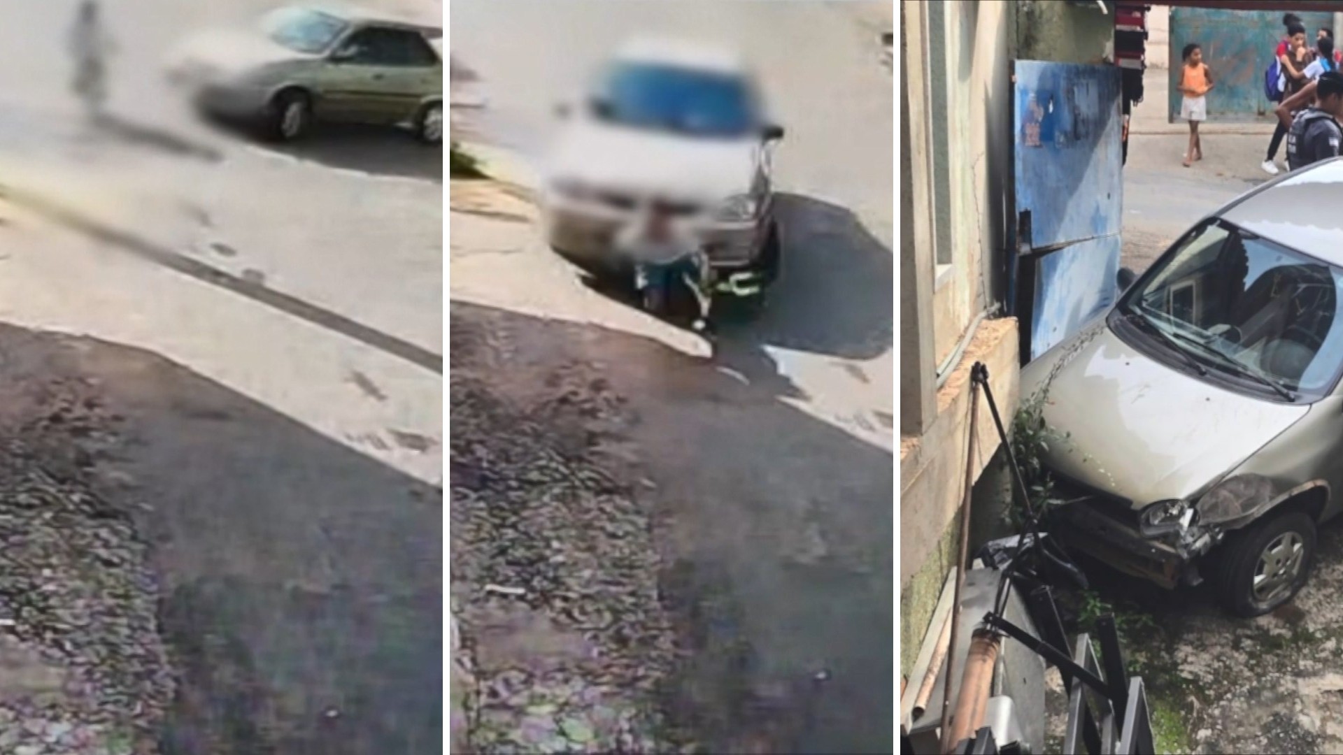 VÍDEO: criança de bicicleta é atropelada e carro passa por cima dela no ES