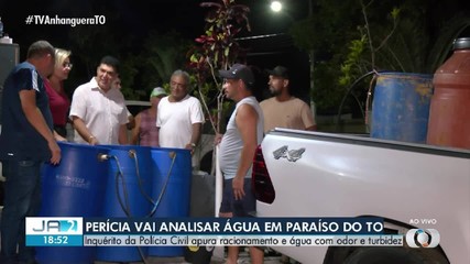 Polícia Civil investiga água distribuída em Paraíso do Tocantins