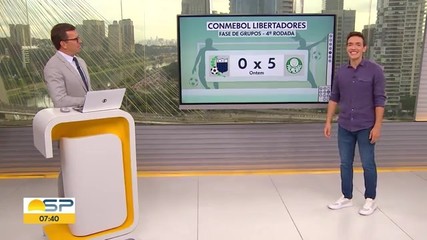 ESPORTE NO BDSP: Vitória do Palmeiras na Libertadores e do Bragantino na Copa Sul-Americana