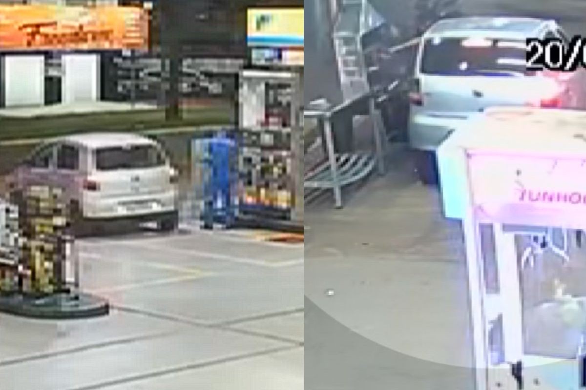 VÍDEO: antes de 'dar calote' em bar e furtar espetinhos no Paraná, homem também fugiu de posto de combustíveis sem pagar